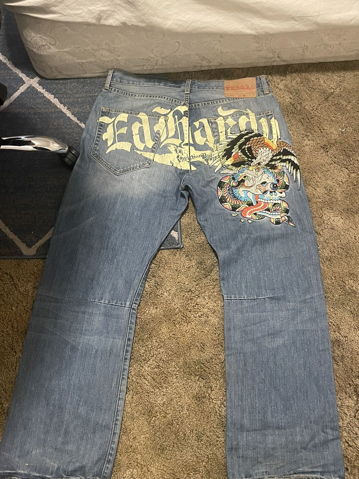 Ed Hardy Ed Hardy Japanese denim jeans Size US 36 / EU 52 - 3 Thumbnail