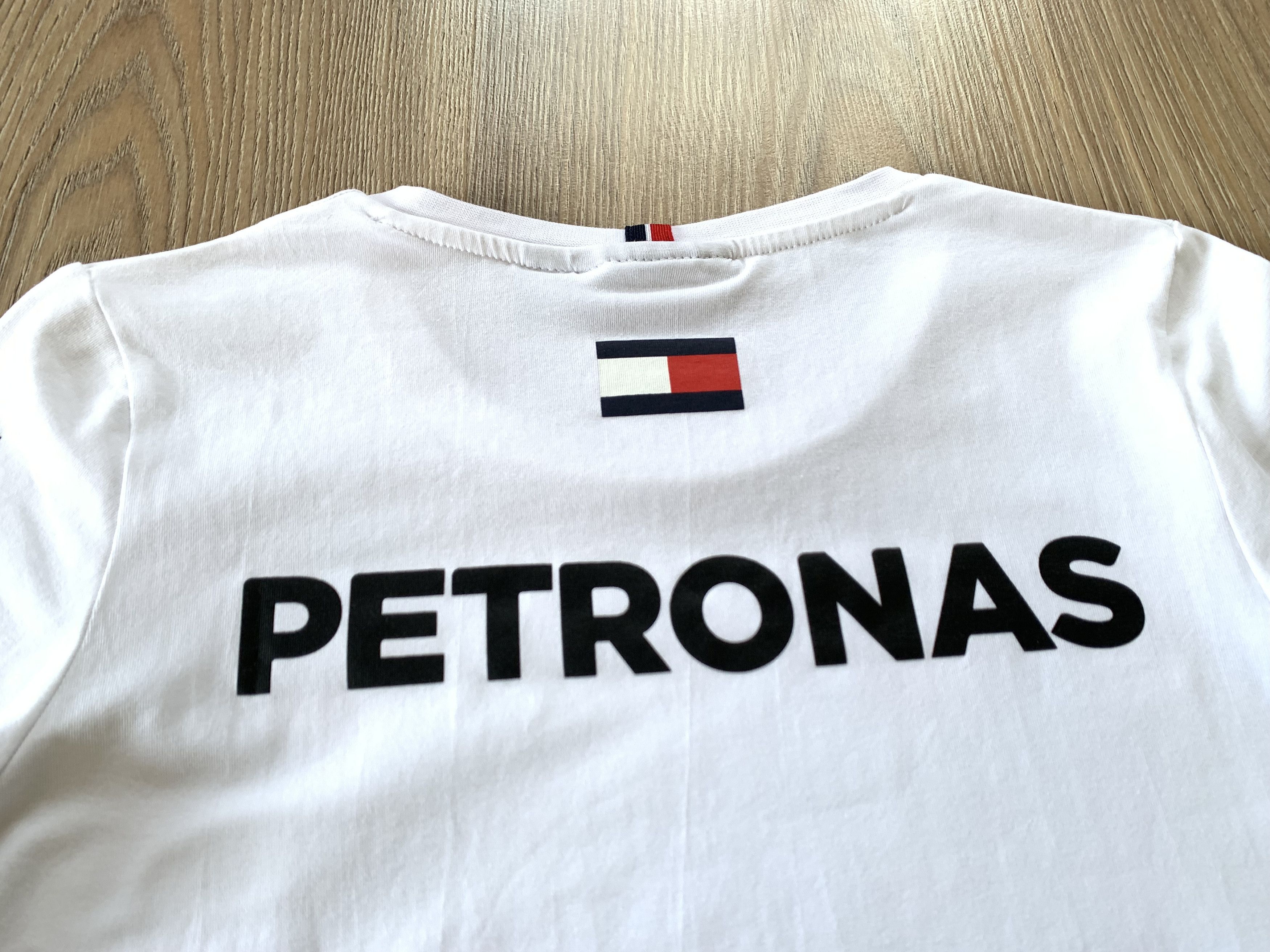 Mercedes-Benz × Tommy Hilfiger Womens AMG Petronas Motorsport Racing White T Shirt Size S / US 4 / IT 40 - 6 Thumbnail