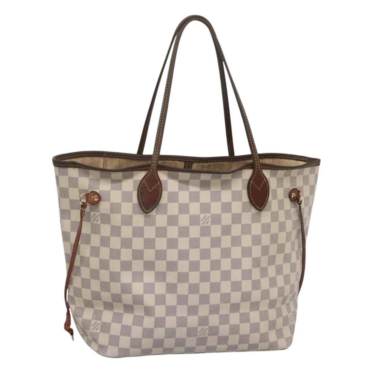 Louis Vuitton Damier Azur Neverfull Mm Tote Bag N41605 Lv Auth 116261, Women's
