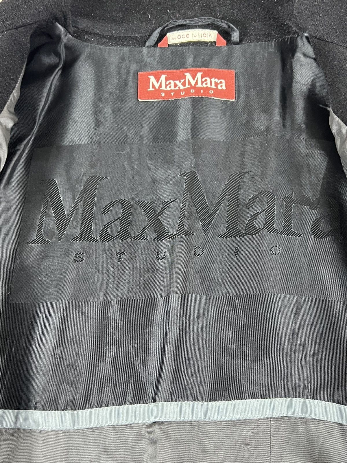 Max Mara Max Mara Black Wool Coat Size IT 38 Size XS / US 0-2 / IT 36-38 - 10 Thumbnail