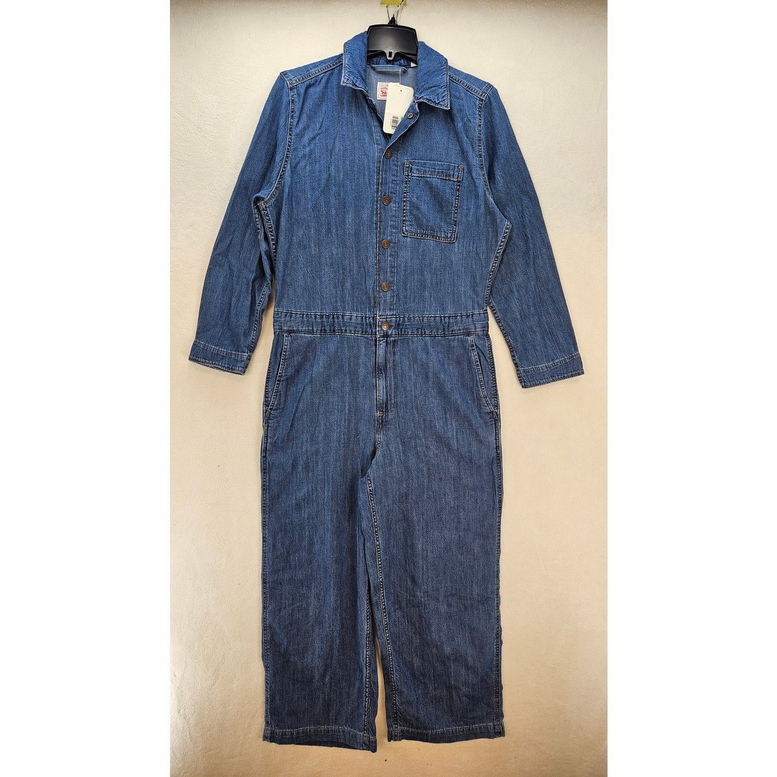 Levi's LEVI'S WOMEN'S MEDIUM DOLMAN SLEEVE REGULAR SIZE JUMPSUITS Size 28" / US 6 / IT 42 - 1 Thumbnail