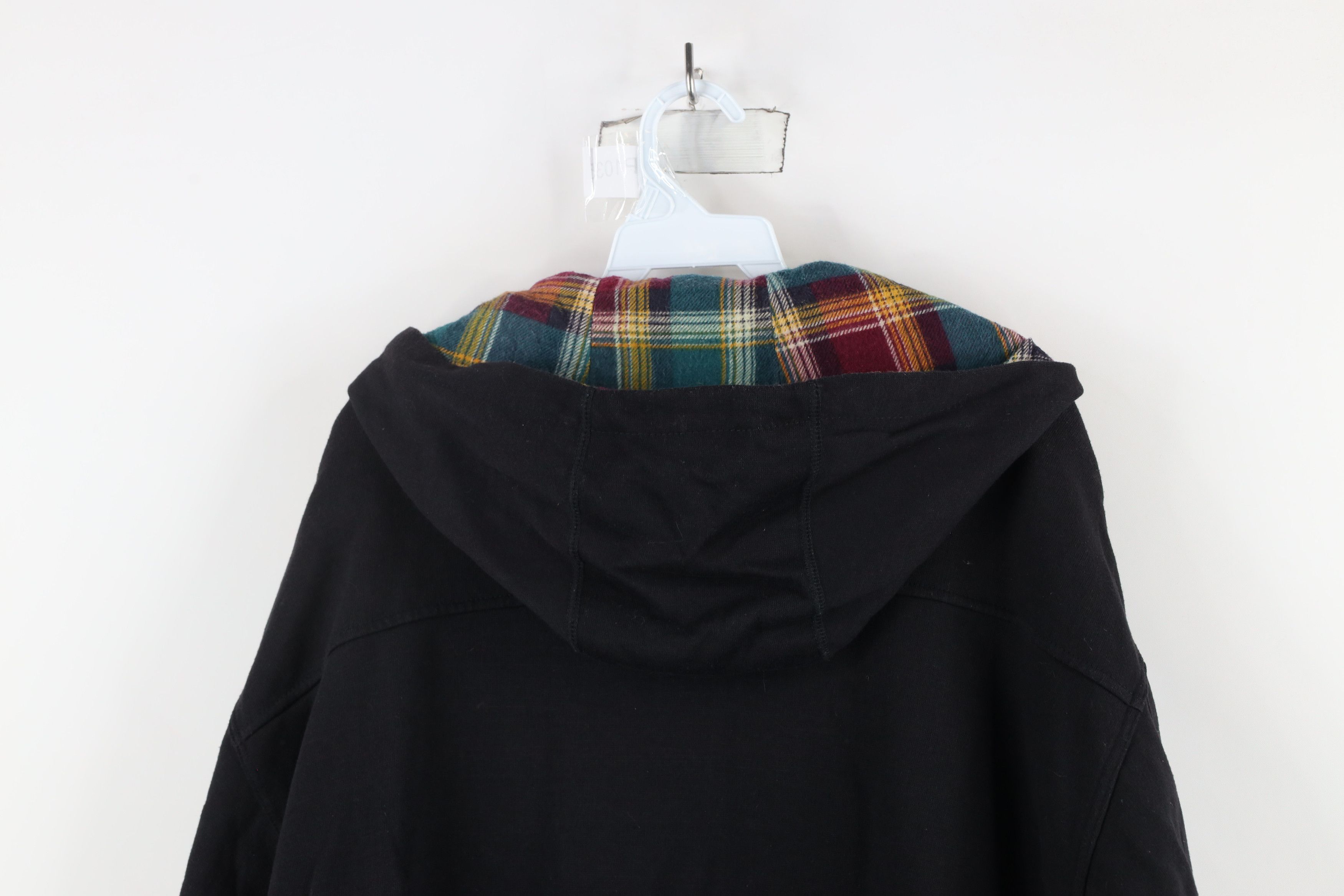 Vintage Vintage 90s Streetwear Lined Hooded Sweatshirt Parka Jacket Size L / US 10 / IT 46 - 12 Thumbnail