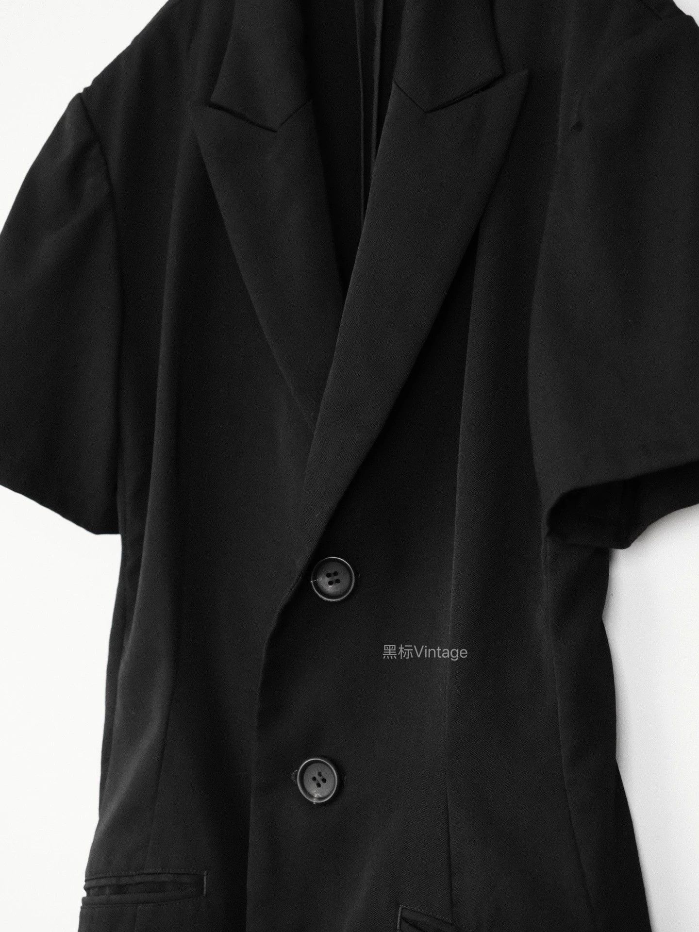 Yohji Yamamoto Yohji Yamamoto 22ss Vtg Minimal Notch Lapel Short Jkt Size S / US 4 / IT 40 - 5 Thumbnail