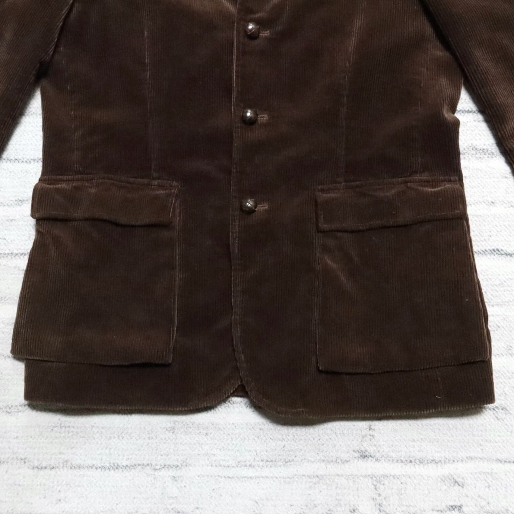 Ralph Lauren VINTAGE Polo Ralph Lauren Corduroy Blazer Sports Coat Jacket L Brown Mens Size US L / EU 52-54 / 3 - 3 Thumbnail