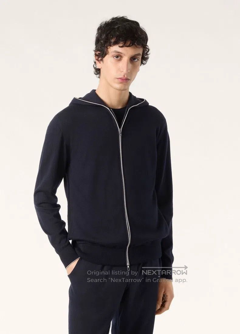 Loro Piana Loro Piana Men's Spring Autumn Cashmere Knitwear Jacket Size US XL / EU 56 / 4 - 1 Thumbnail