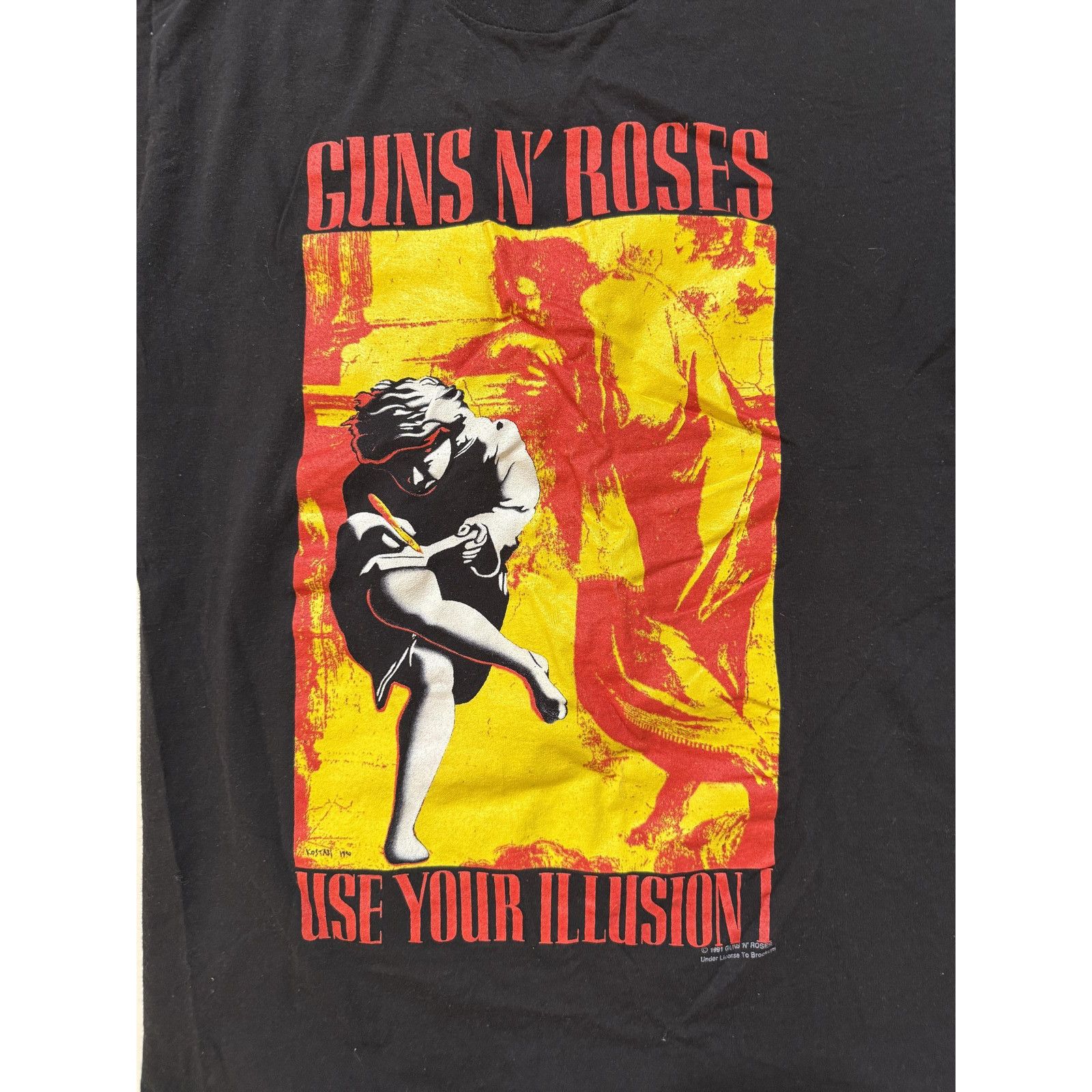 Brockum Vintage 90s Guns N Roses Shirt Men MED Use Your Illusion USA Size US M / EU 48-50 / 2 - 3 Thumbnail