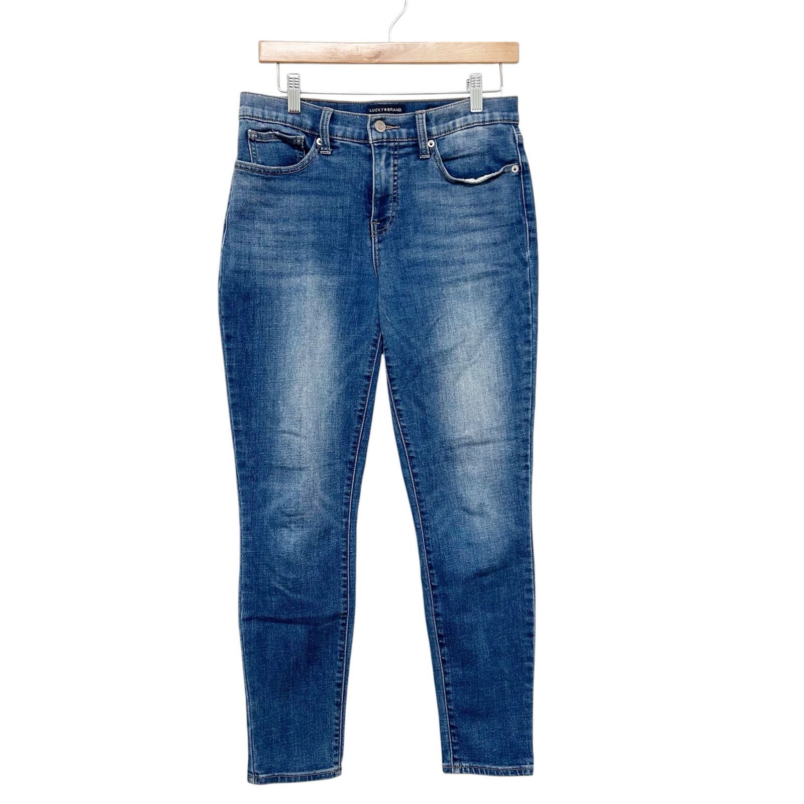 Lucky Brand Lucky Brand Mid Rise Skinny Ava Jeans Sz 8 Size 30" / US 8 / IT 44 - 1 Thumbnail