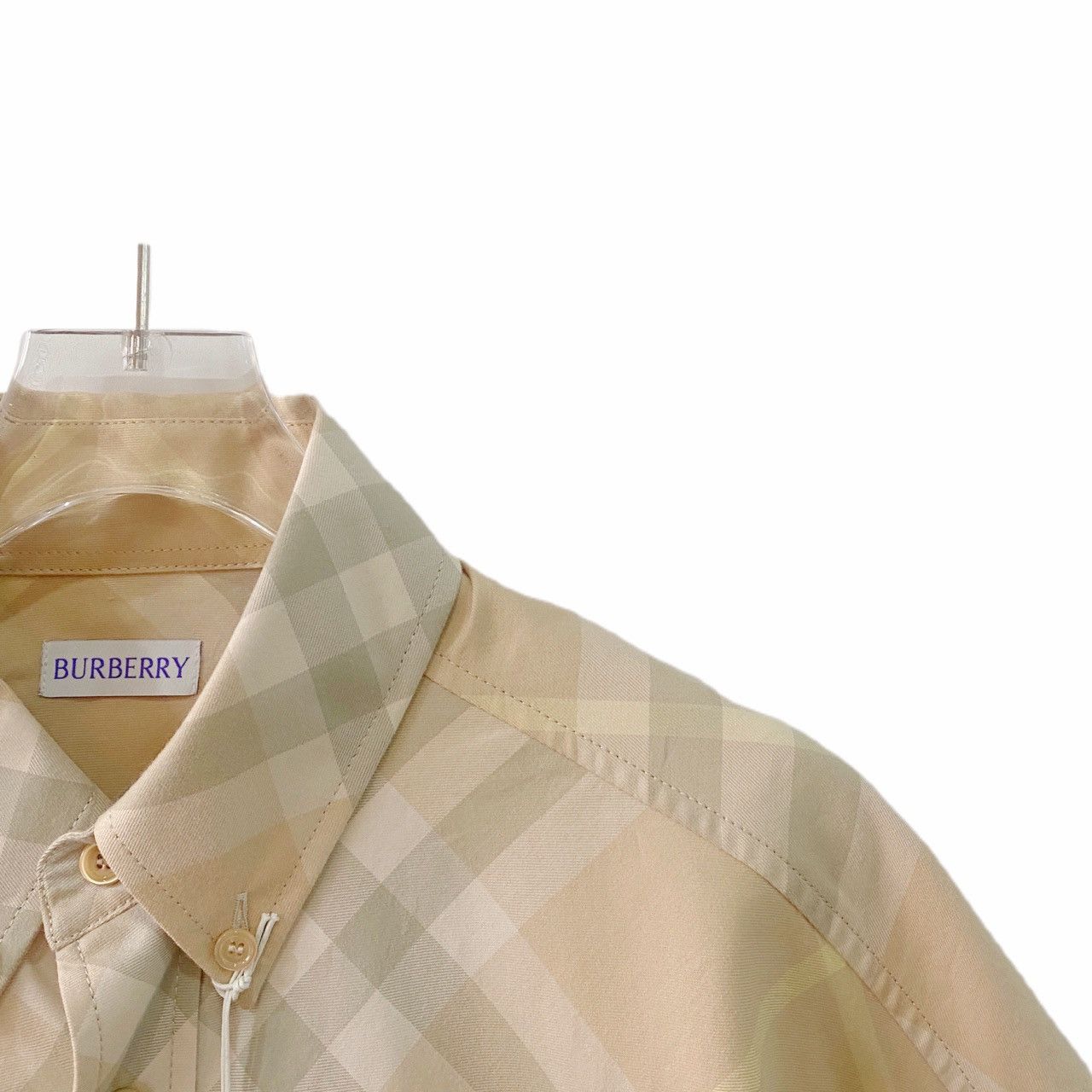 Burberry Burberry Check Horse Embroidered Short Sleeve Shirt K26WX Size US S / EU 44-46 / 1 - 4 Thumbnail
