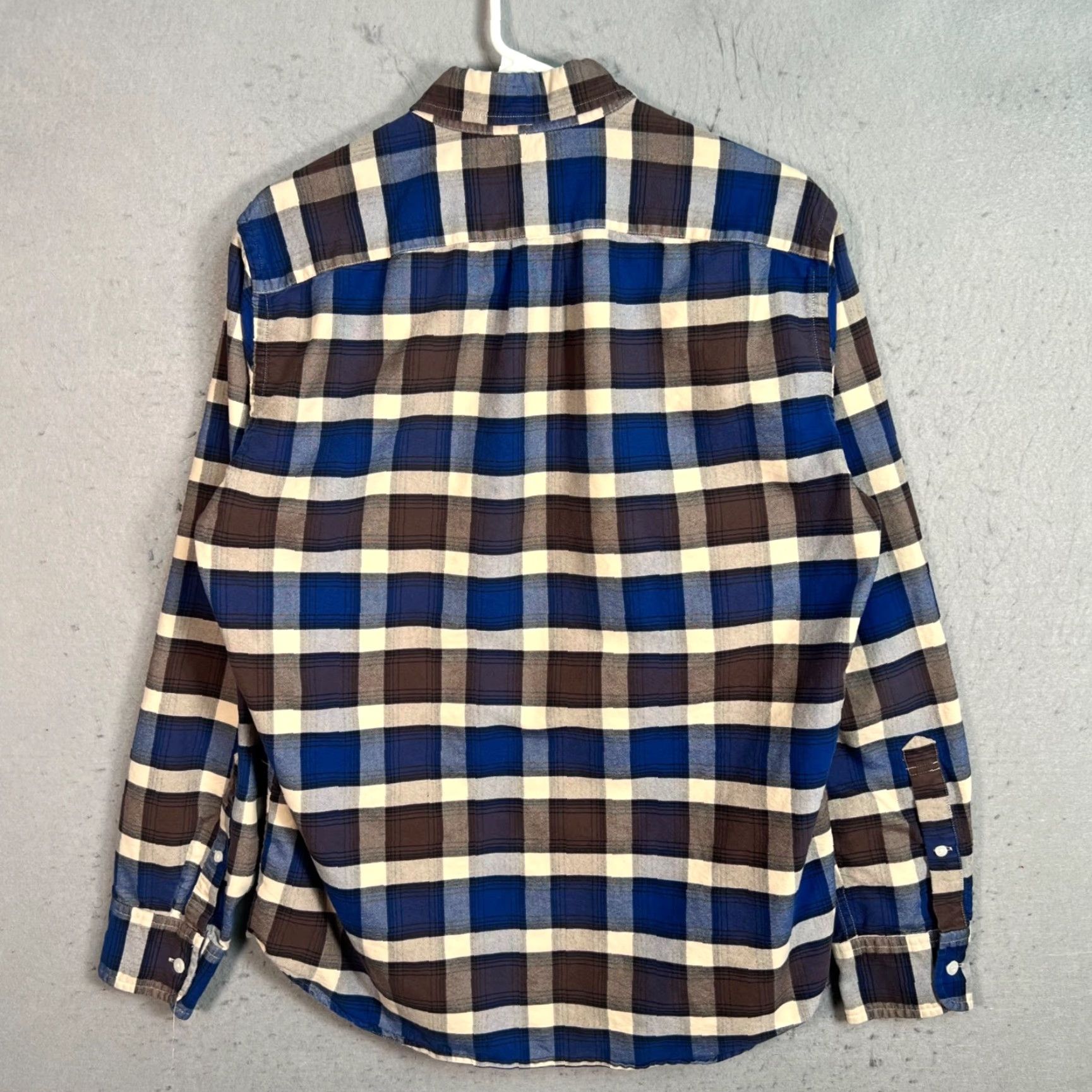 J.Crew J. Crew Mens Medium Slim Oxford Plaid Shirt Blue / Brown 100% Cotton Shirt Button-Up Casual Mens Slim Oxford Plaid Shirt Blue Brown Cotton N/A Size US M / EU 48-50 / 2 - 2 Thumbnail