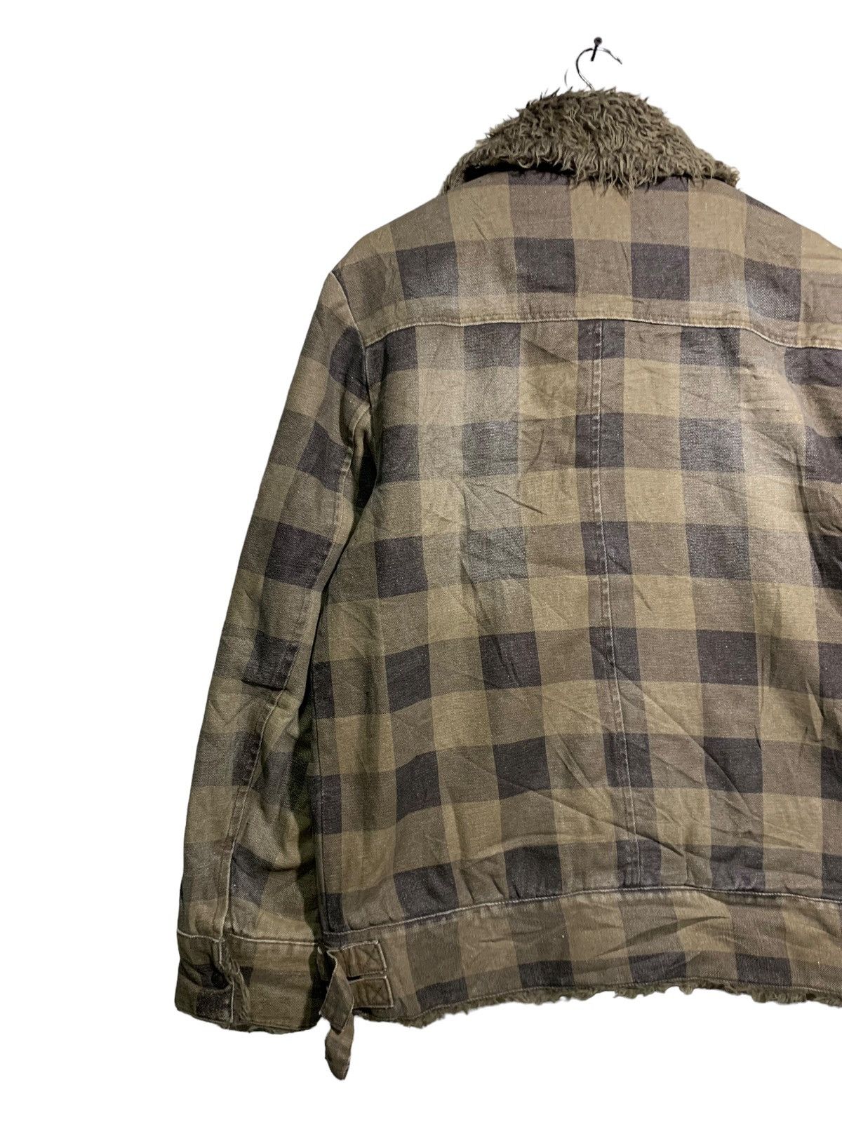 Woolrich Woolen Mills 🔥VTG WOOLRICH SHERPA JACKETS TARTAN BROWN Size US XL / EU 56 / 4 - 6 Thumbnail