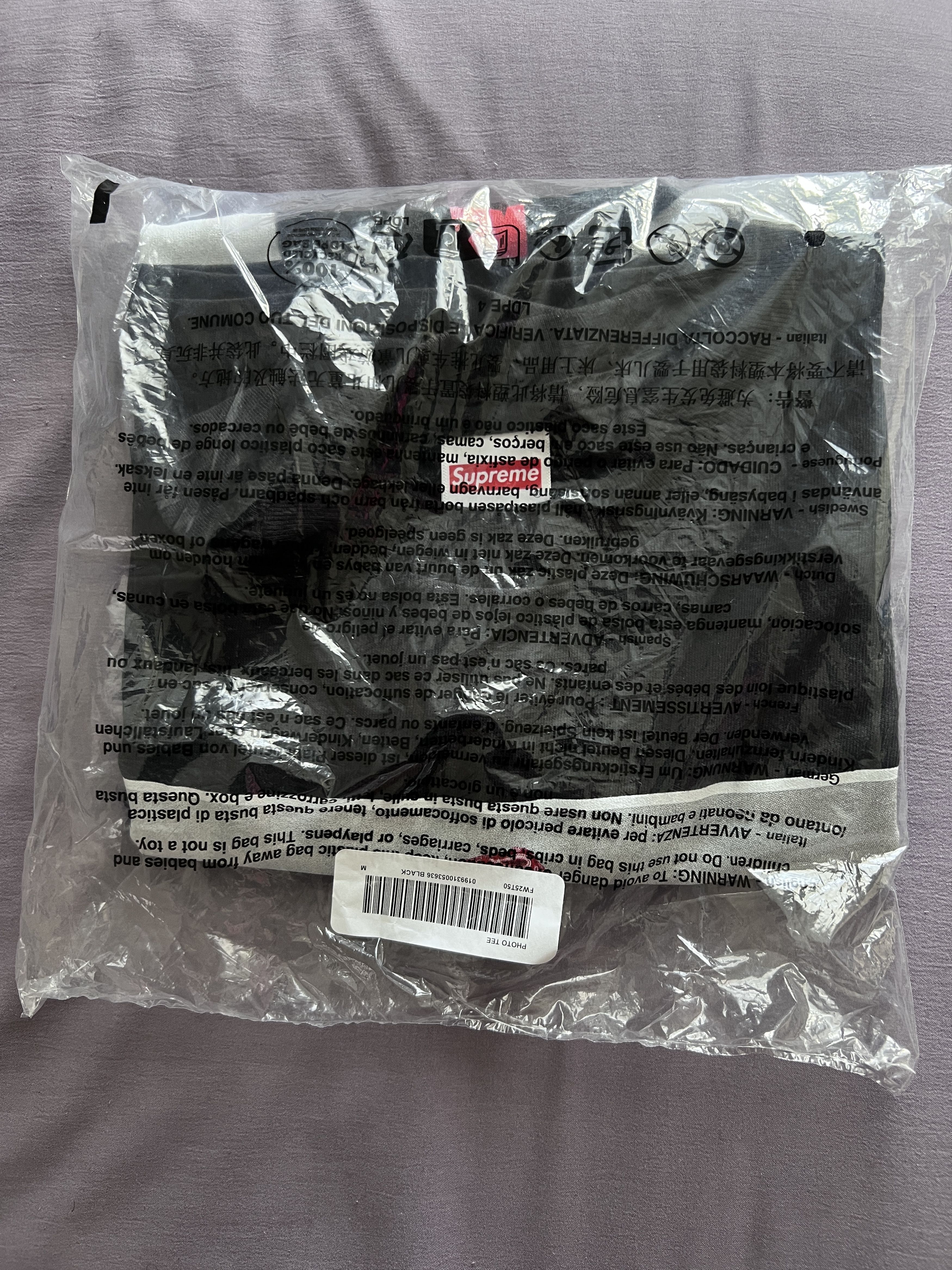 Supreme Supreme Playboi Carti Tee, Black/Medium Size US M / EU 48-50 / 2 - 3 Thumbnail