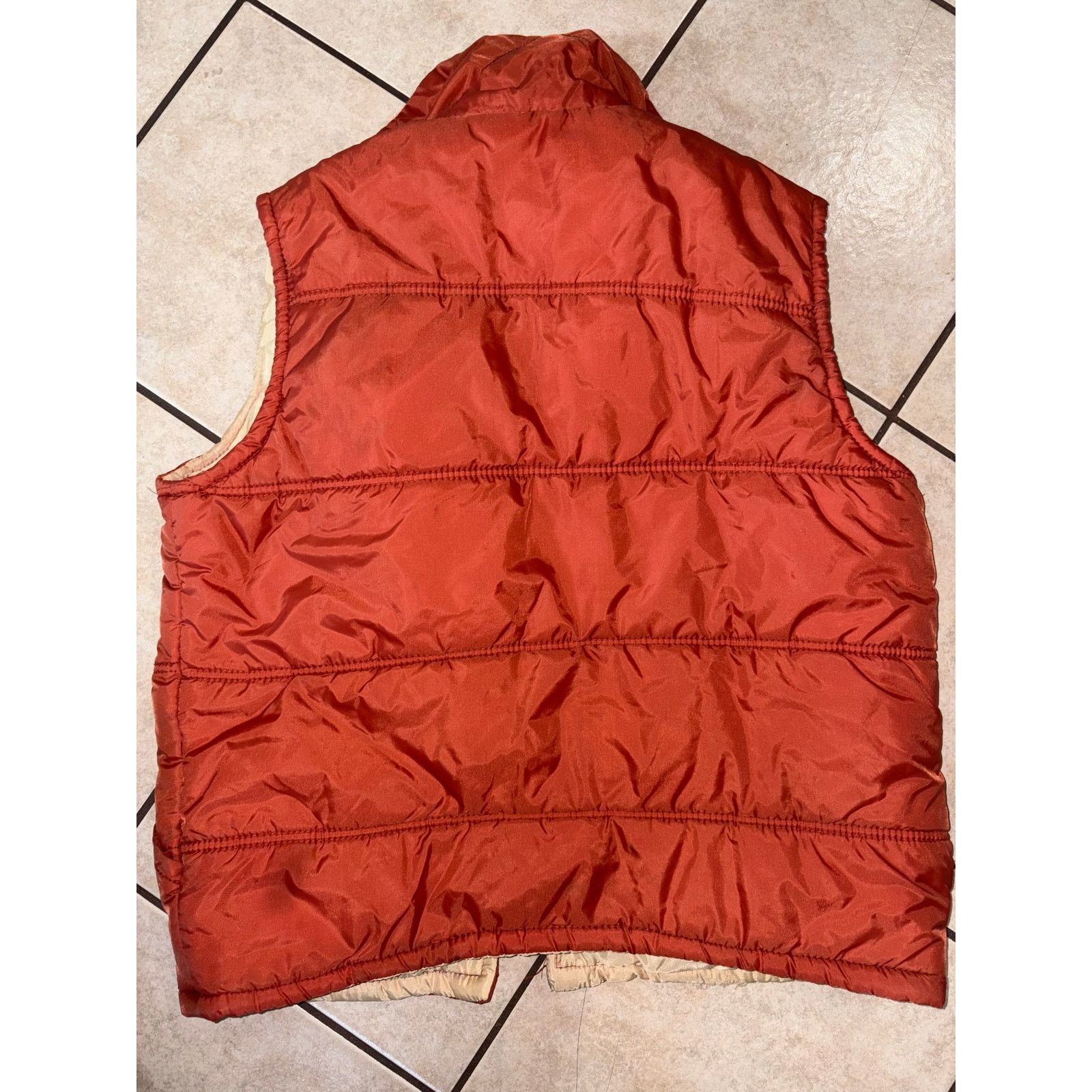 Vintage Vintage Alpine Ski Medium orange puffer Vest Size US M / EU 48-50 / 2 - 3 Thumbnail