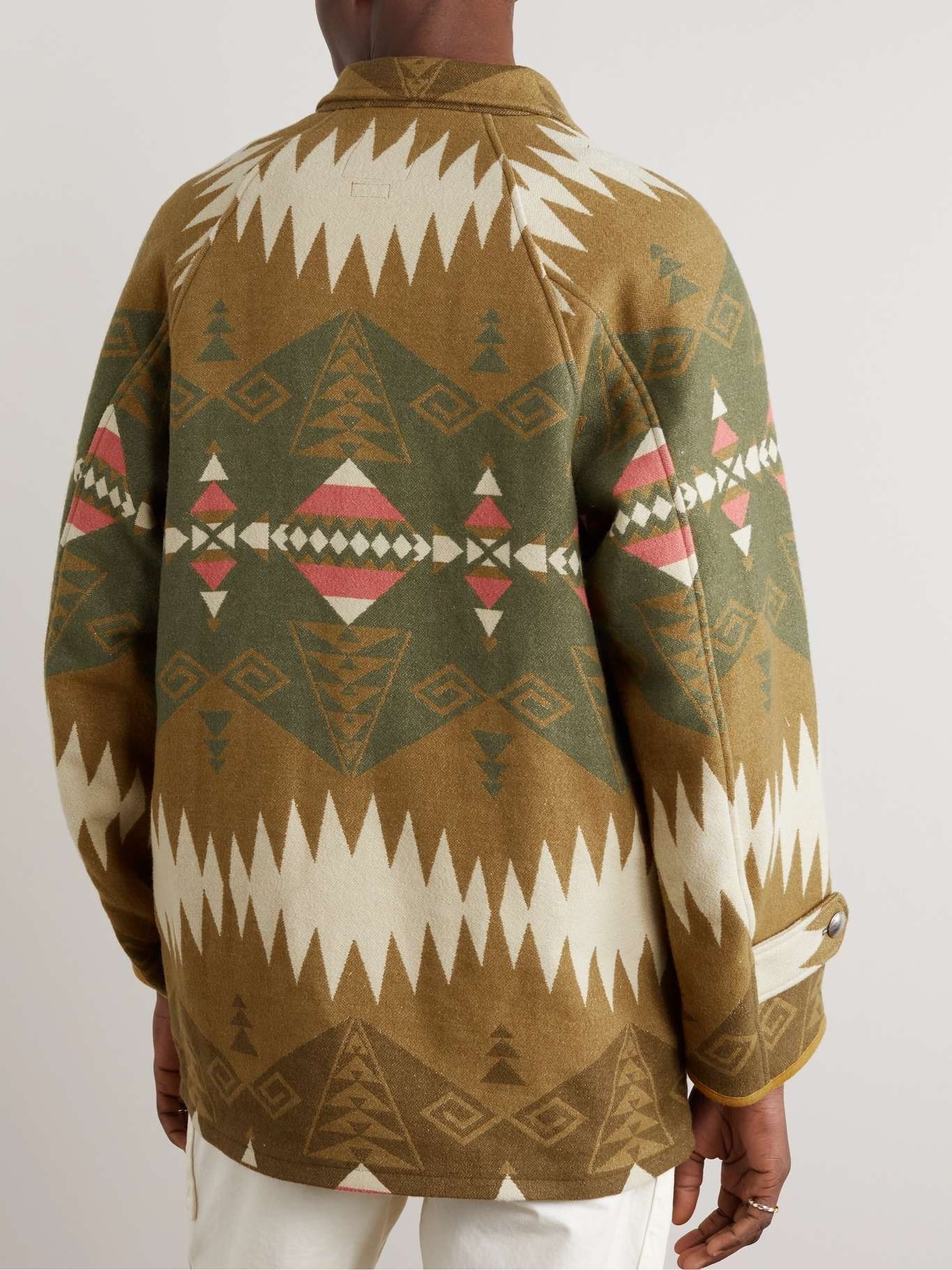 VISVIM HOPILAND COAT NATIVE BLANKET