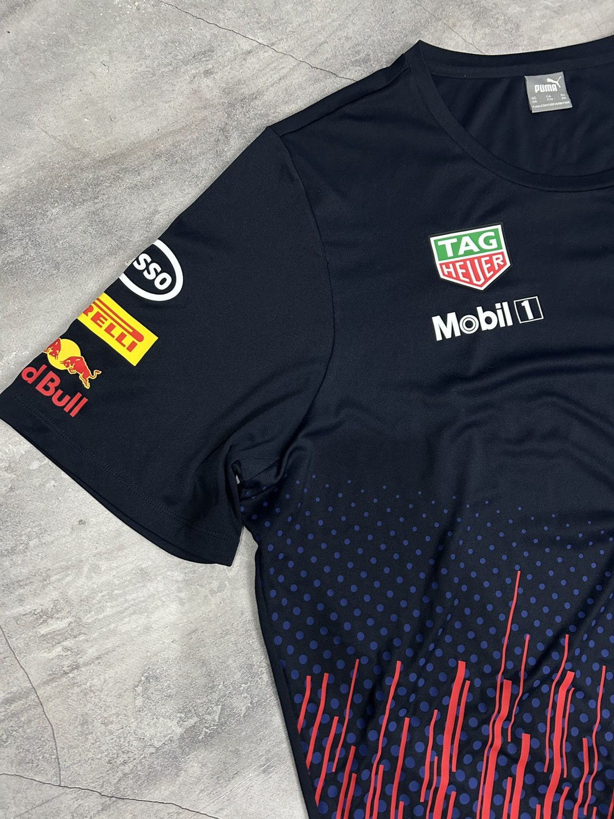 Puma Puma Red Bull Racing Blue T Shirt Size XL Size US XL / EU 56 / 4 - 4 Thumbnail