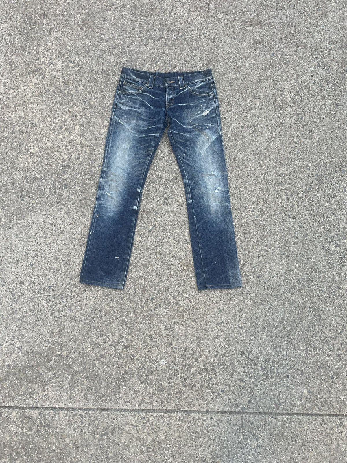 If Six Was Nine × Tornado Mart Tornado Mart Slim Denim Wash Size US 29 - 1 Thumbnail