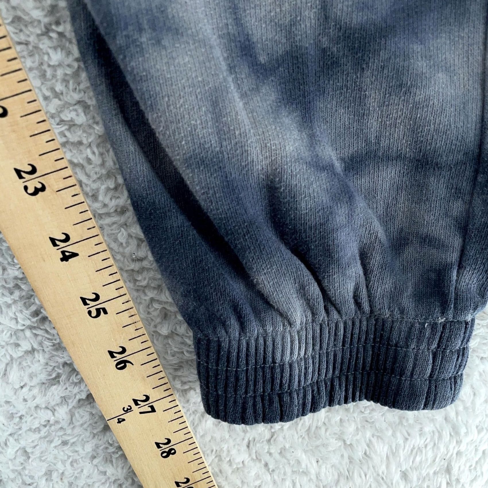 Pinko VINTAGE PINK Joggers Womens M Gray Tie Dye Sweatpants Lounge Elastic Waist Pockets Tapered Inseam 27 Casual Activewear Girls Mens Size 32" / US 10 / IT 46 - 6 Thumbnail