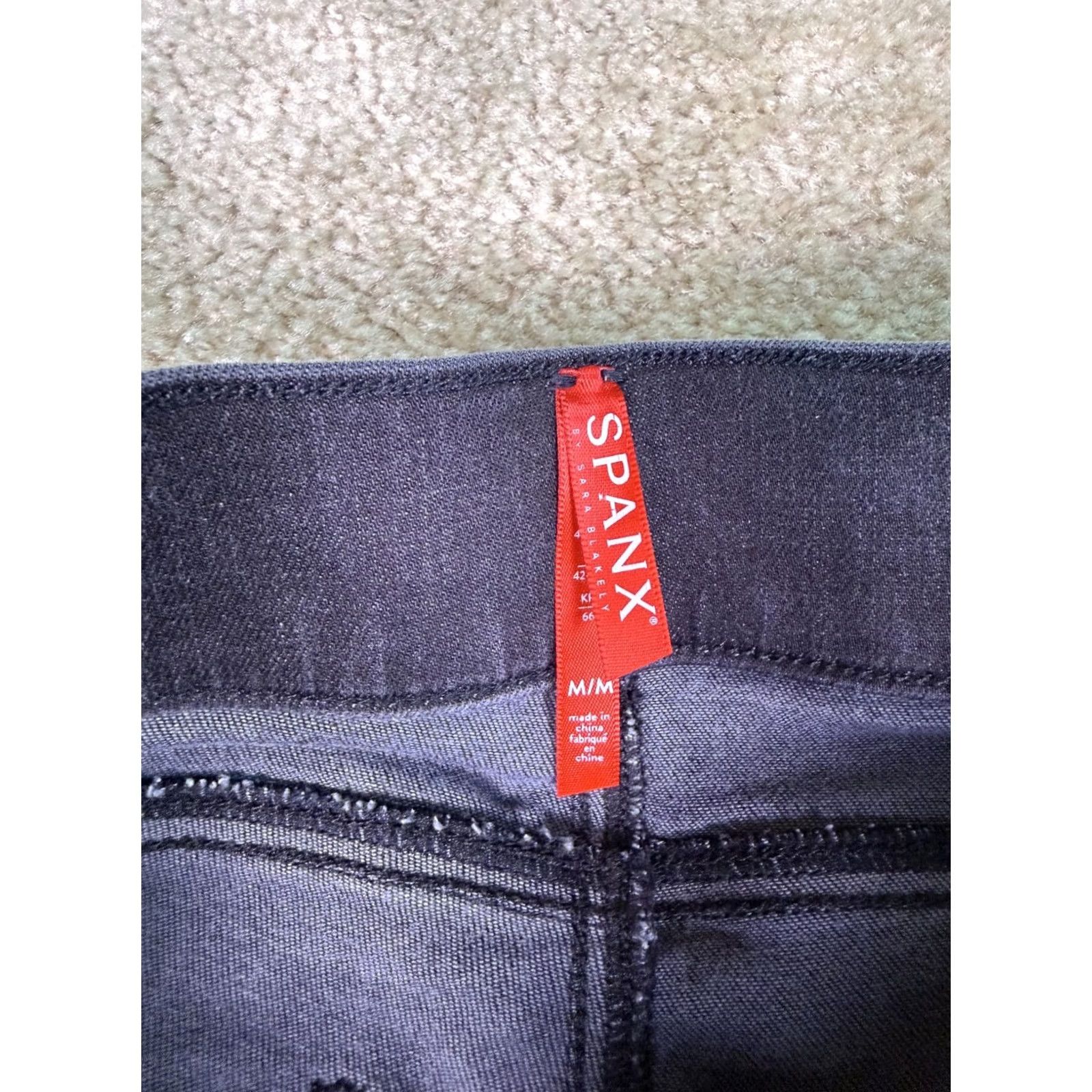 Spanx Spanx Denim Legging Jegging Womens M Pull On Stretch High Rise Slimming Size 32" / US 10 / IT 46 - 3 Thumbnail