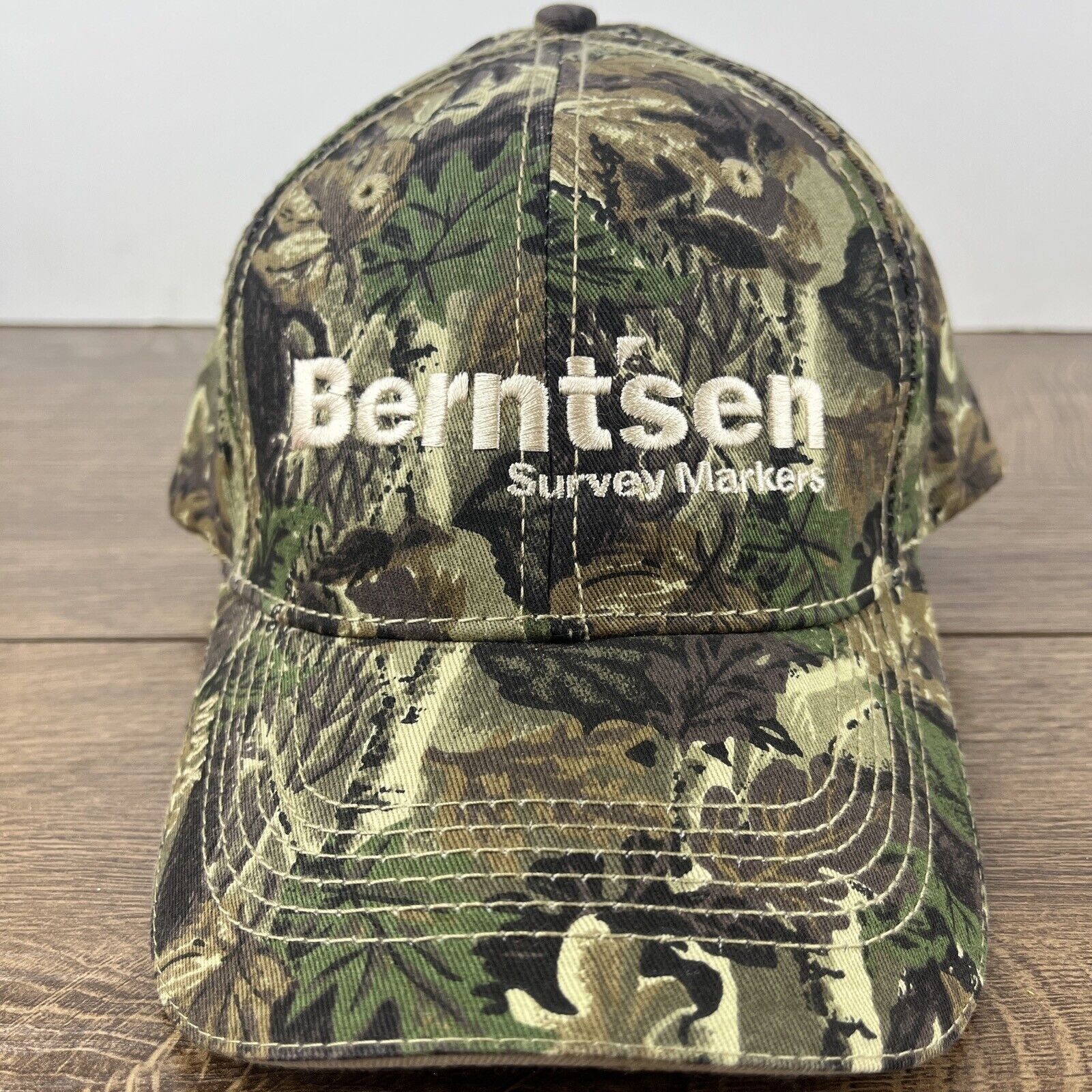 Other Berntsen Hat Survey Camo Green Hat Adjustable Adult Size Hat Size ONE SIZE - 5 Thumbnail