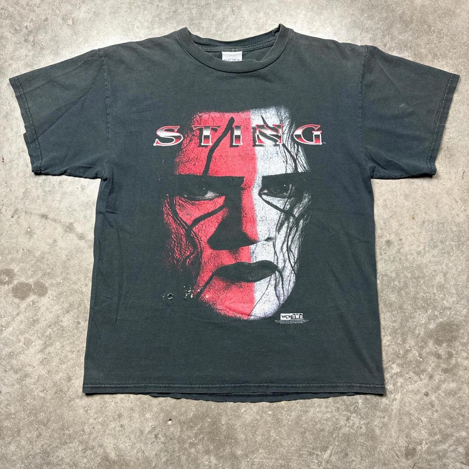 Tultex Sting World Champion WCW NWO 1998 Wrestling Tultex T-Shirt Size US L / EU 52-54 / 3 - 1 Thumbnail