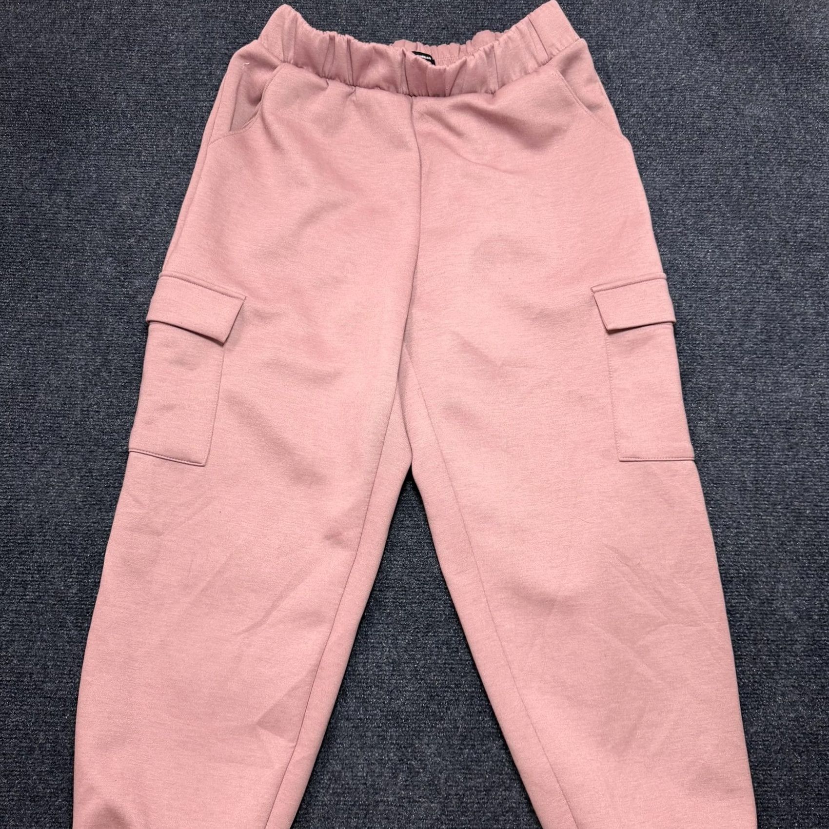 Express Express Sweatpants Jogger Womens Medium Pink Cargo Pockets Elastic Waist Lounge Size 32" / US 10 / IT 46 - 2 Thumbnail