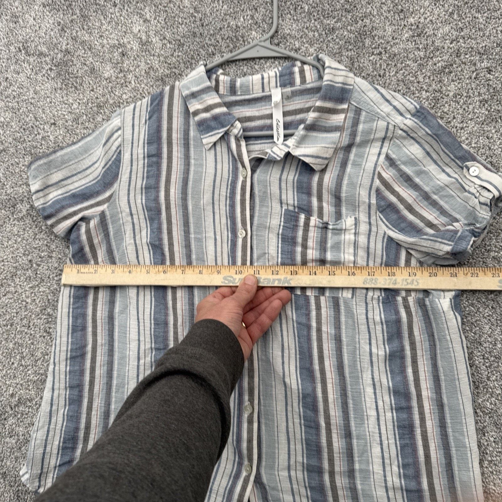 Other NY Collection Button Up Shirt Women XL Coastal Chic Beachy Size XL / US 12-14 / IT 48-50 - 3 Thumbnail