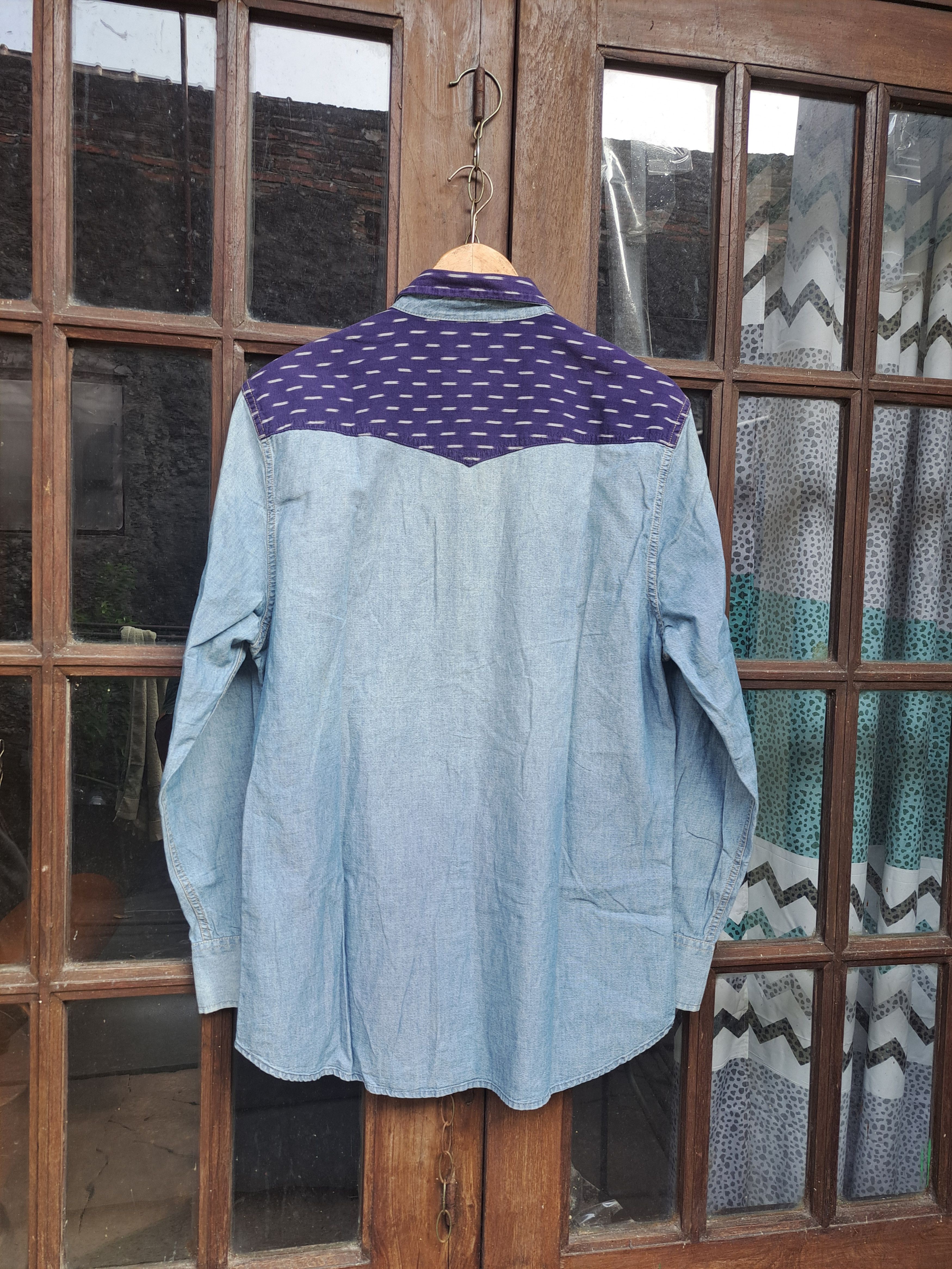 Denim & Supply Ralph Lauren Denim & Supply Ralph Lauren Western Shirt Denim Mens L Size US L / EU 52-54 / 3 - 4 Thumbnail