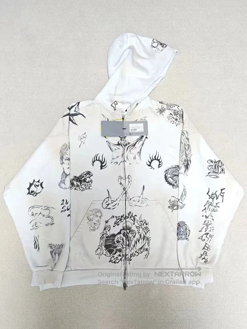 Balenciaga Balenciaga 24FW Zipper Hoodie Jacket. Size XS / US 0-2 / IT 36-38 - 1 Thumbnail