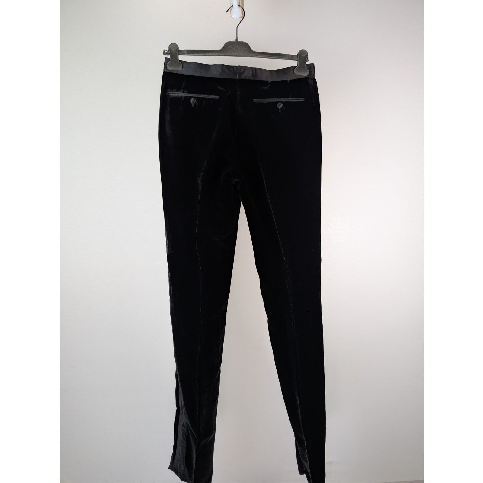 Tom Ford o1rshd1 Q:2 / Tailored Velvet Tuxedo Evening Pants in Black Size US 32 / EU 48 - 10 Thumbnail