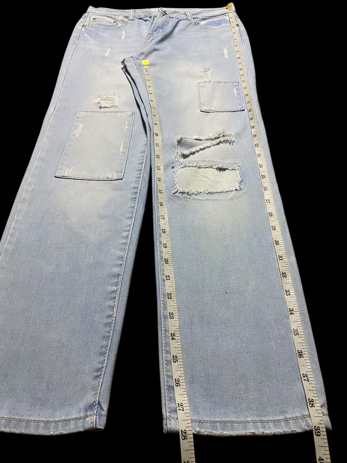 Japanese Brand Rare Vintage Japanese Brand Retro Girl Patched Jeans Size 30" / US 8 / IT 44 - 12 Thumbnail