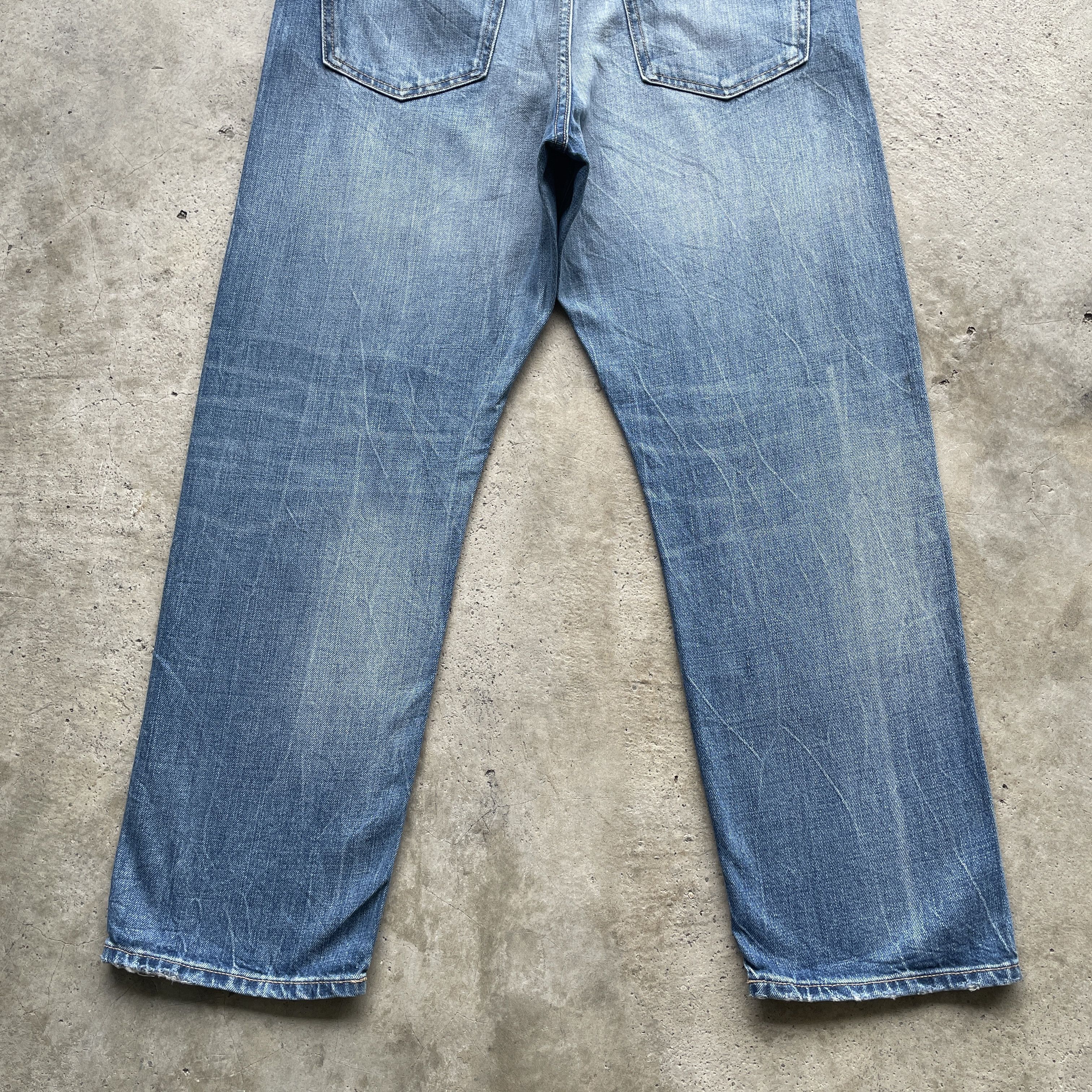 Japanese Brand VINTAGE JAPANESE JEANS FADED DENIM WASH PANTS W34x27.5 Size US 34 / EU 50 - 9 Thumbnail