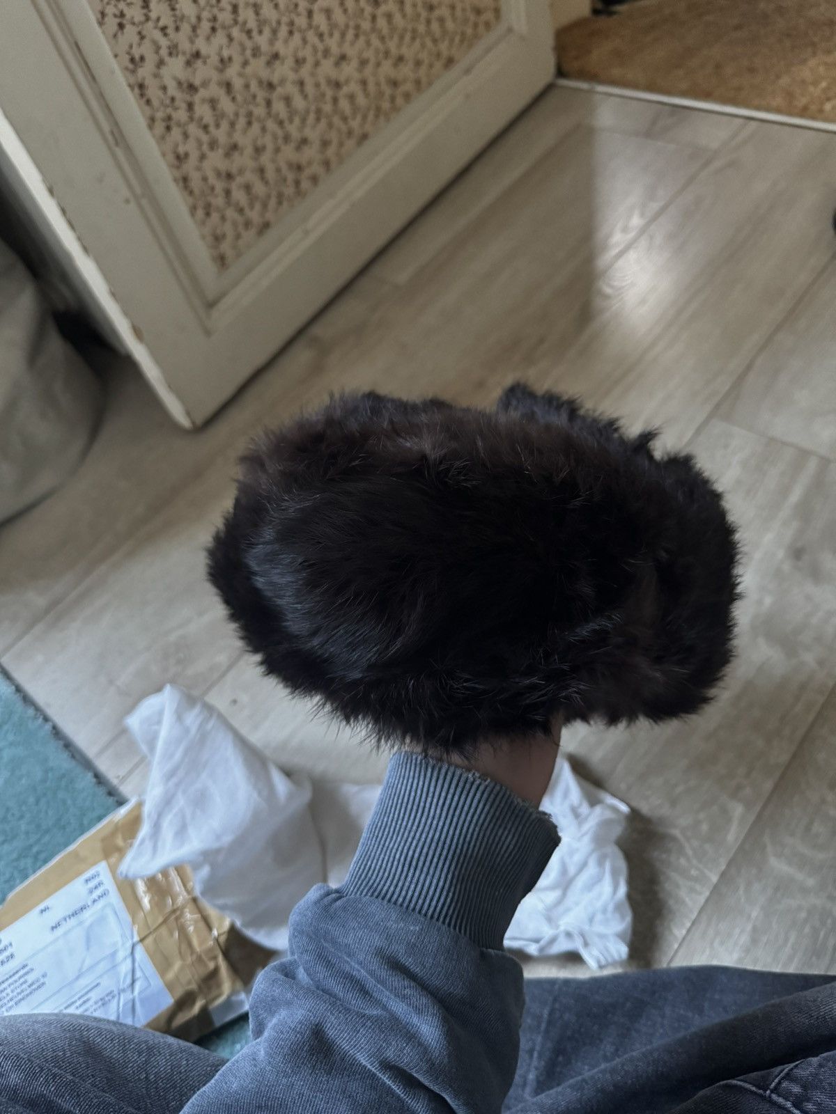 Vintage Chapka in rabit fur Size ONE SIZE - 1 Thumbnail