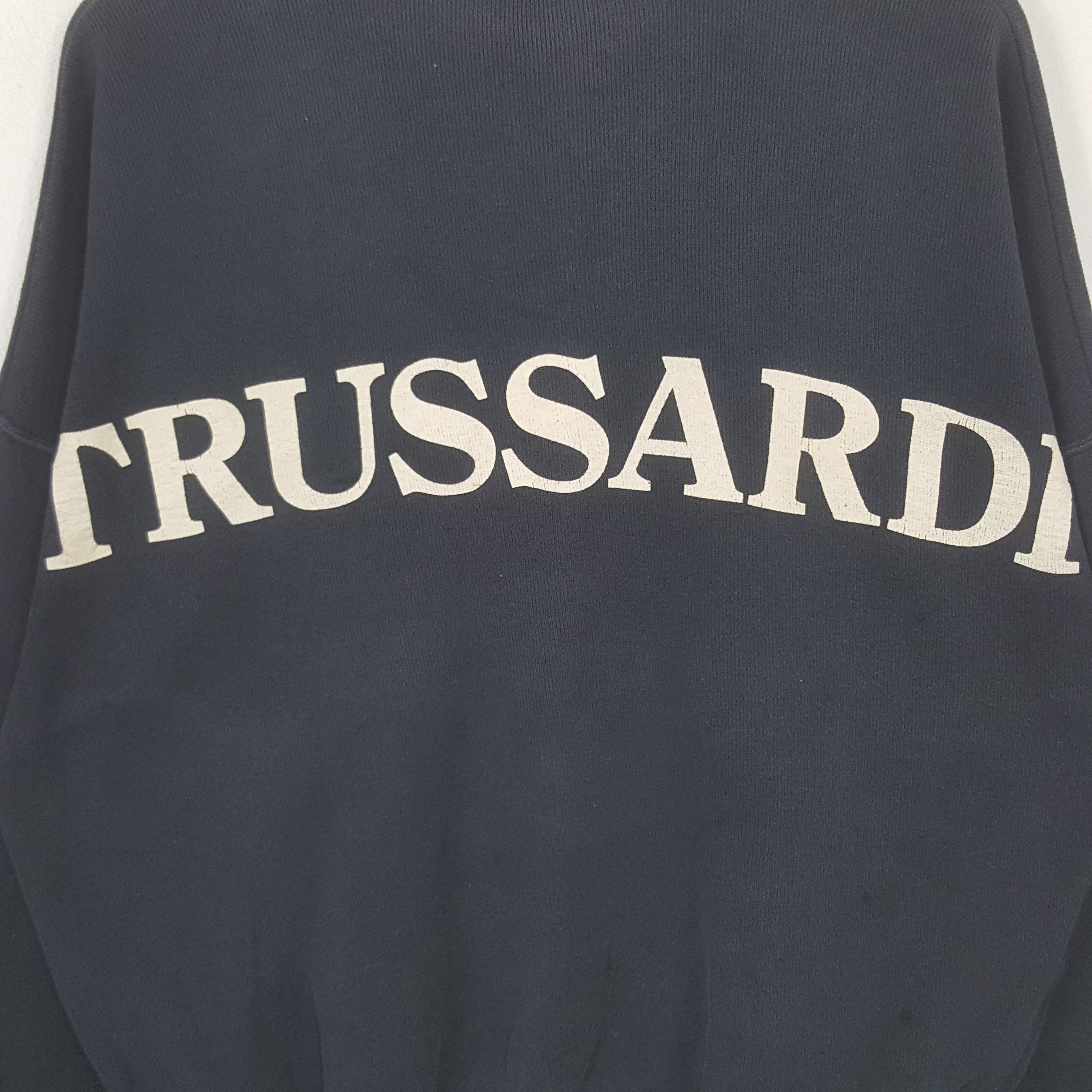 Trussardi Vintage Trussardi Spell Out Sweatshirt Size US XL / EU 56 / 4 - 2 Thumbnail