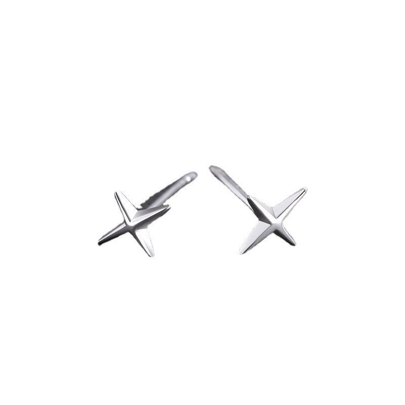 Jewelry Dark Earrings One Pairs Chrome Jewelry Size ONE SIZE - 5 Thumbnail