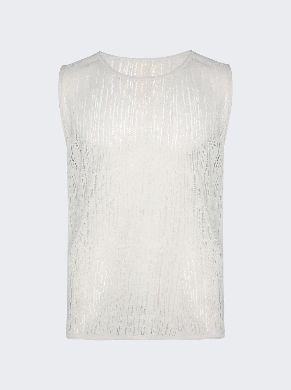 Lanvin o1mle0426 Sleeveless Tank Tops in White Size US XXL / EU 58 / 5 - 1 Thumbnail