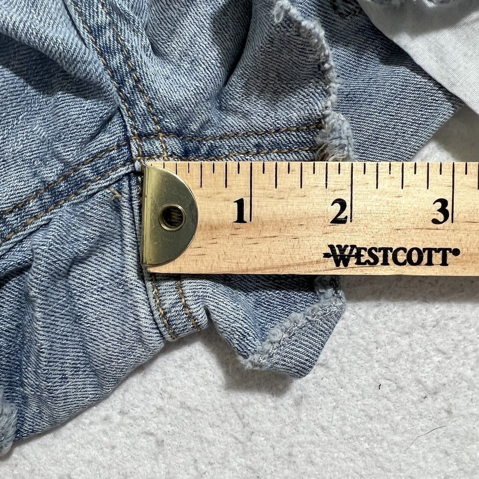 Rsq RSQ Jeans Mid Rise Denim Shorts 2" Inseam Ripped Distressed Size 25" / US 0 / IT 36 - 11 Thumbnail