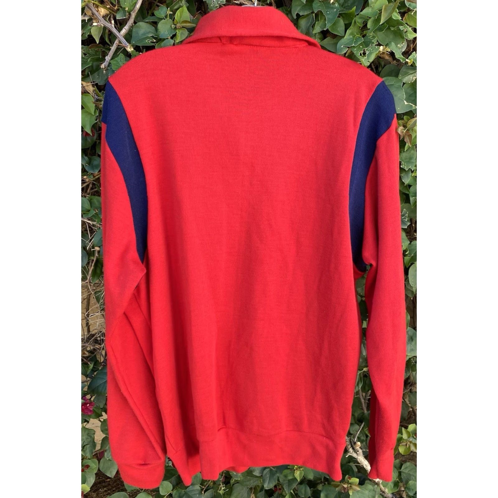 Vintage VINTAGE Gazelle Track Jacket Red XL 70s 80s Full Zip - Acrylic - Men - Stand-Up Collar - Full Zip - Winter Casual Sports Retro Size US XL / EU 56 / 4 - 5 Thumbnail
