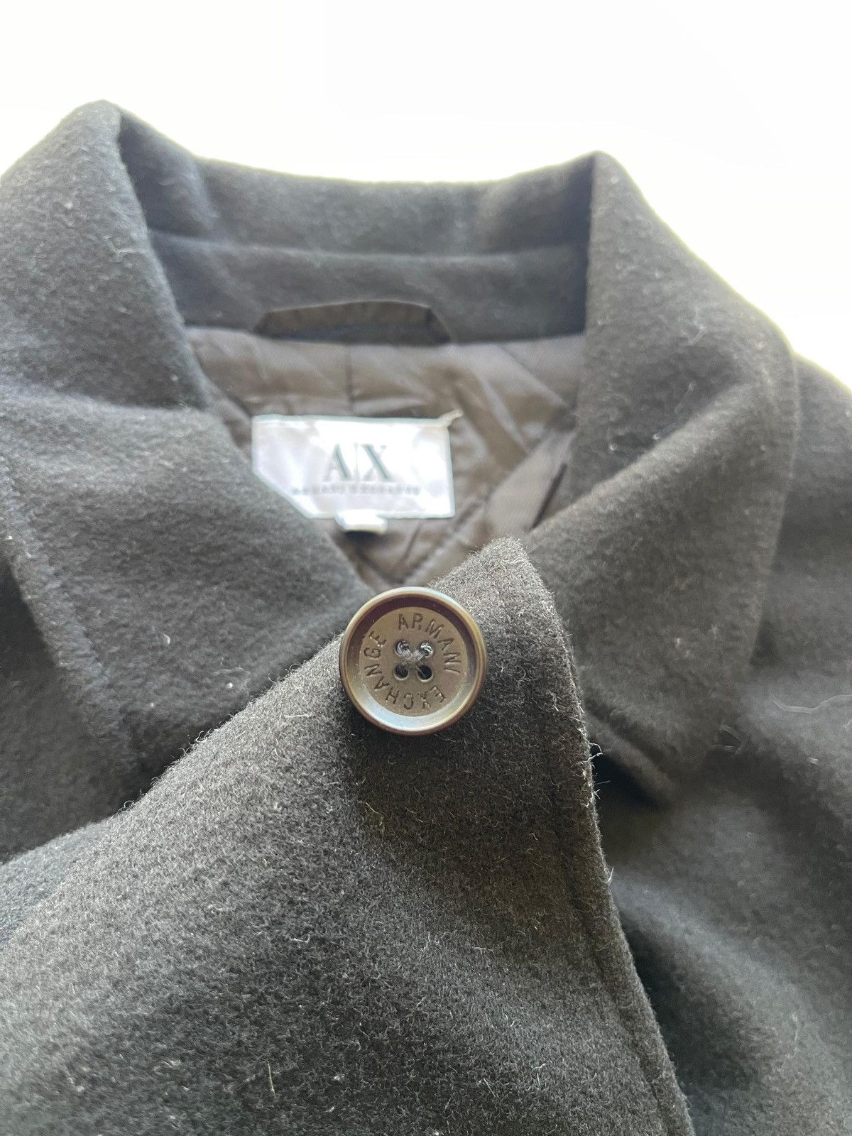 Armani Exchange Armani Exchange Wool Coat Size US XL / EU 56 / 4 - 7 Thumbnail