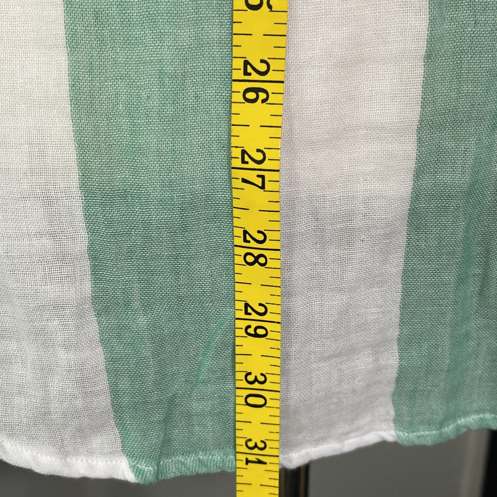 Rails Rails 100% Organic Cotton White/ Green Stripe Women’s Top Size S / US 4 / IT 40 - 8 Thumbnail