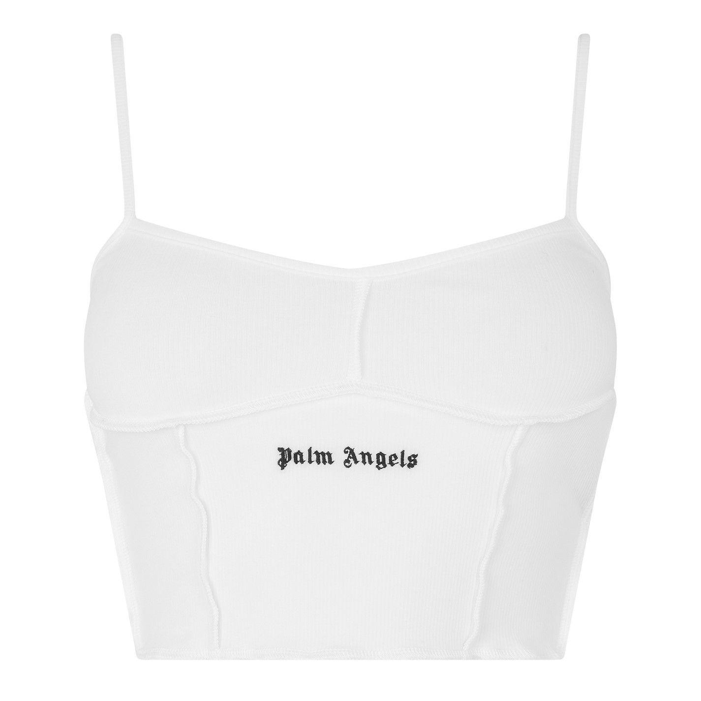 Palm Angels o1g2r1mq0325 Size: L / Logo Bra in White Size ONE SIZE - 1 Thumbnail