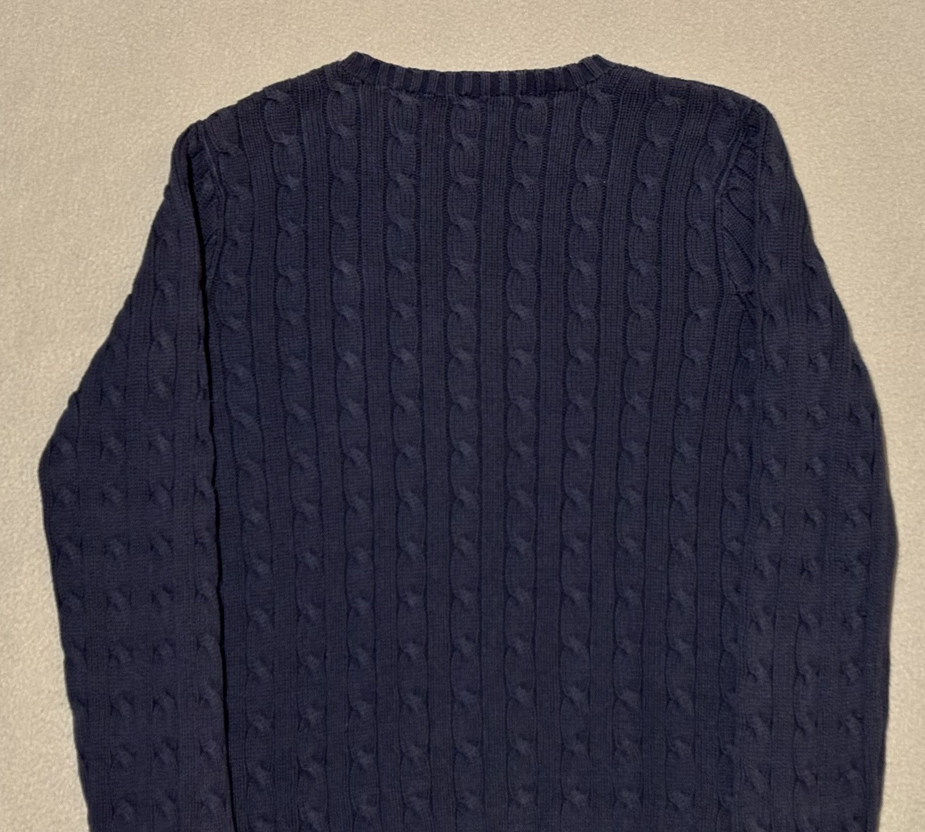 Ralph Lauren Ralph Lauren Cable Sweater Navy Medium Size M / US 6-8 / IT 42-44 - 8 Thumbnail