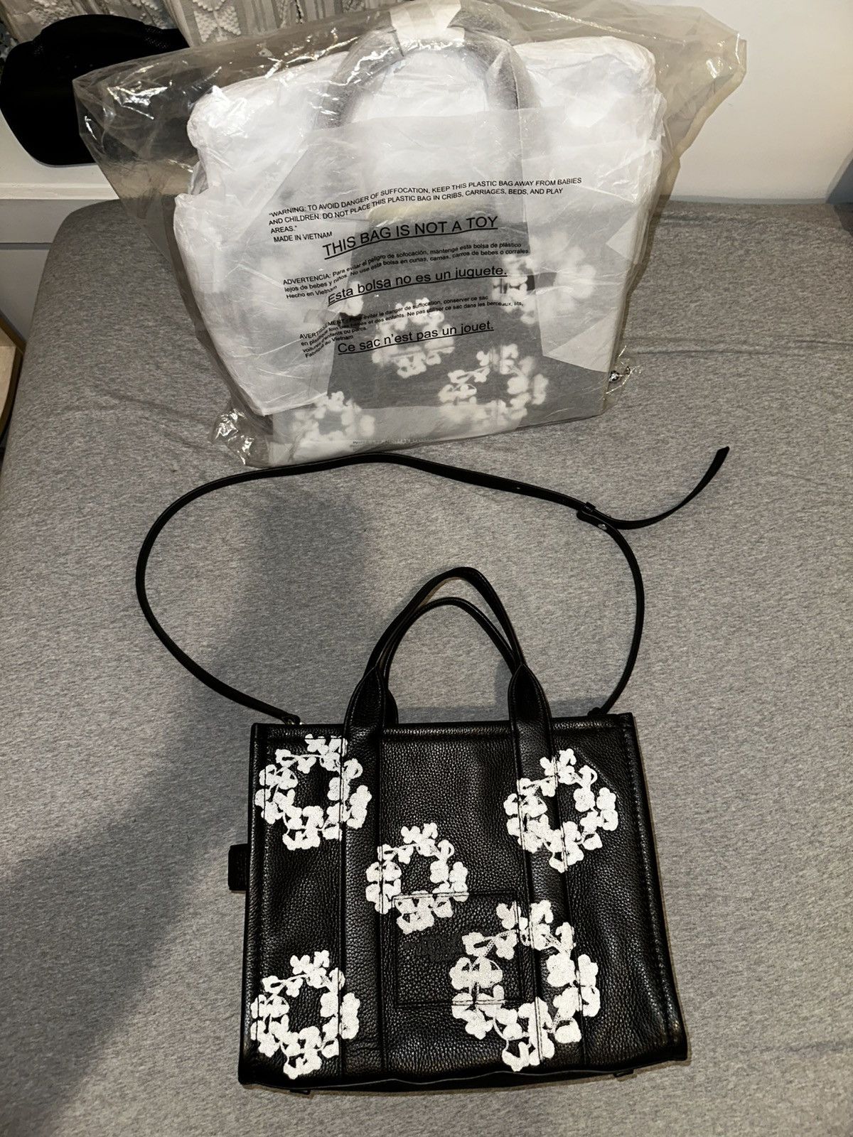 Denim Tears x Marc Jacobs Leather Tote Bag Medium
