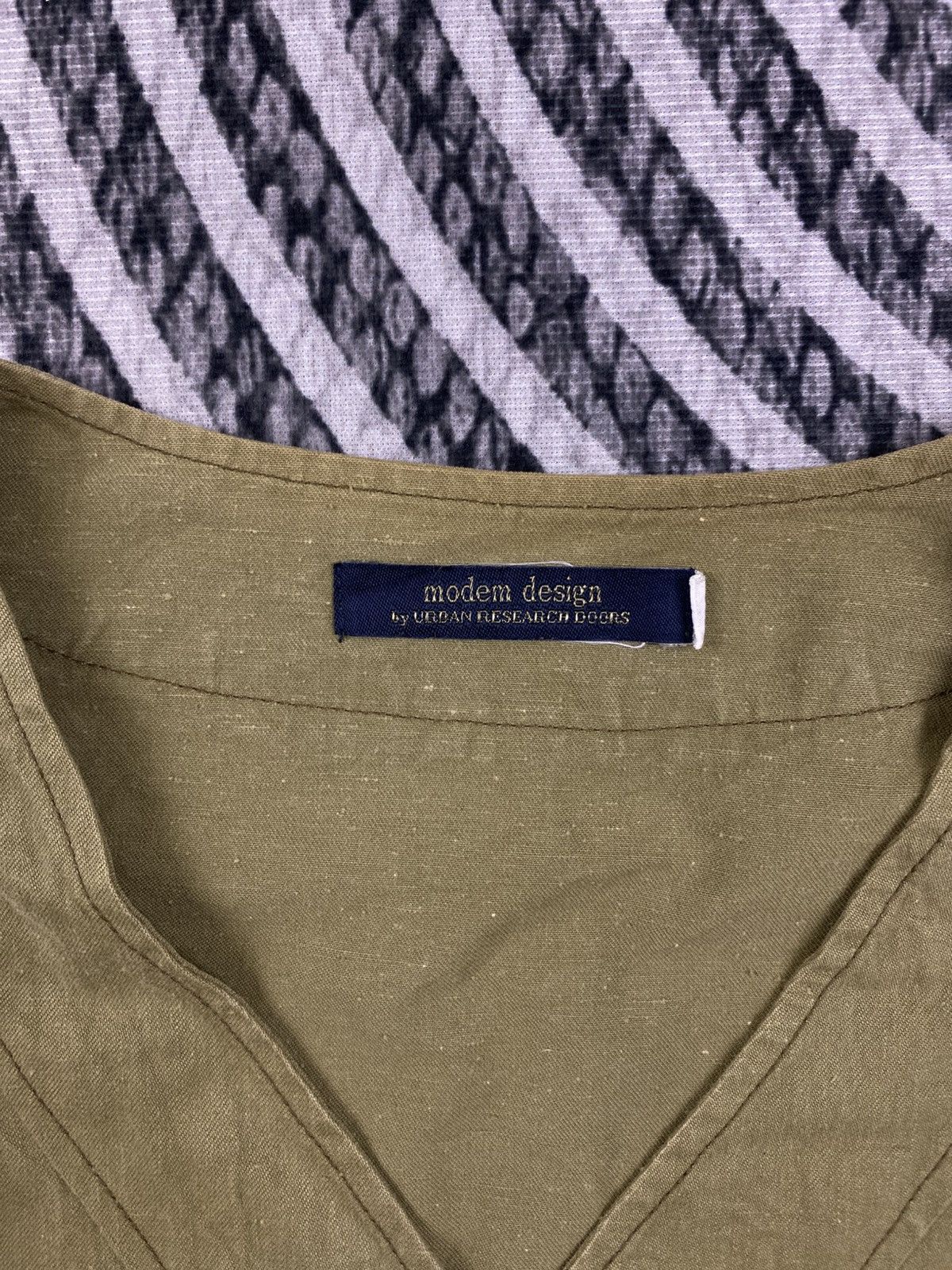 URBAN RESEARCH DOORS Vintage Urban Research Modern Design V-Neck Jacket Size US M / EU 48-50 / 2 - 5 Thumbnail