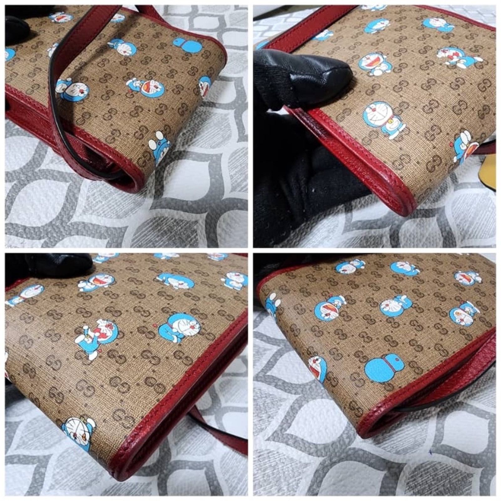 Gucci GUCCI X DORAEMON Mini GG Supreme Monogram Mini Crossbody Bag Size ONE SIZE - 10 Thumbnail