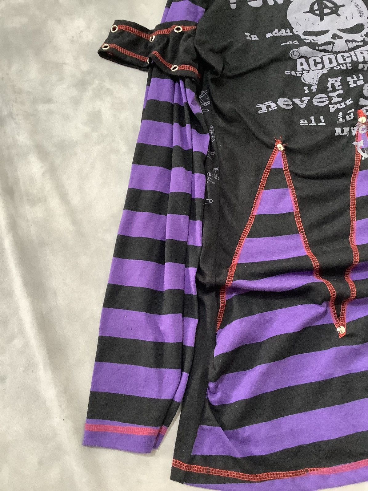 AC/DC × Hysteric Glamour × If Six Was Nine ACDC Rag Punk Harajuku Style Size S / US 4 / IT 40 - 4 Thumbnail