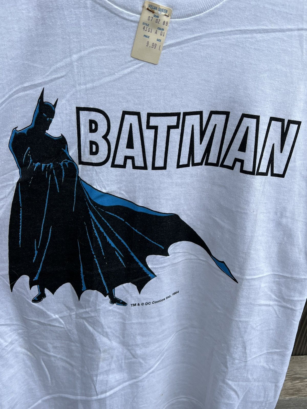 Vintage 1964 Batman DC Comics Single Stitch Short Sleeve Shirt Size US M / EU 48-50 / 2 - 3 Thumbnail