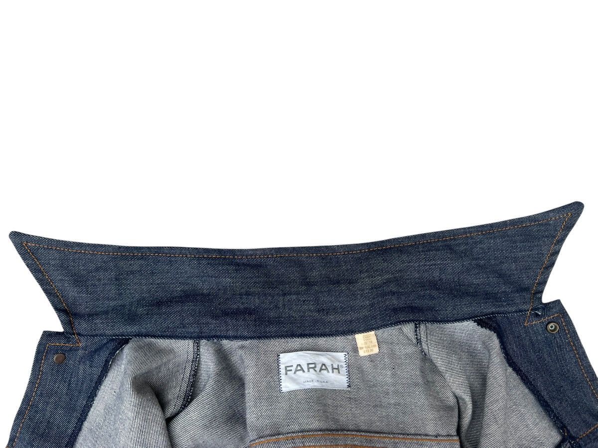 Farah Vintage 70s FARAH Hybrid Denim Trucker Cropped Jacket Size US S / EU 44-46 / 1 - 15 Thumbnail