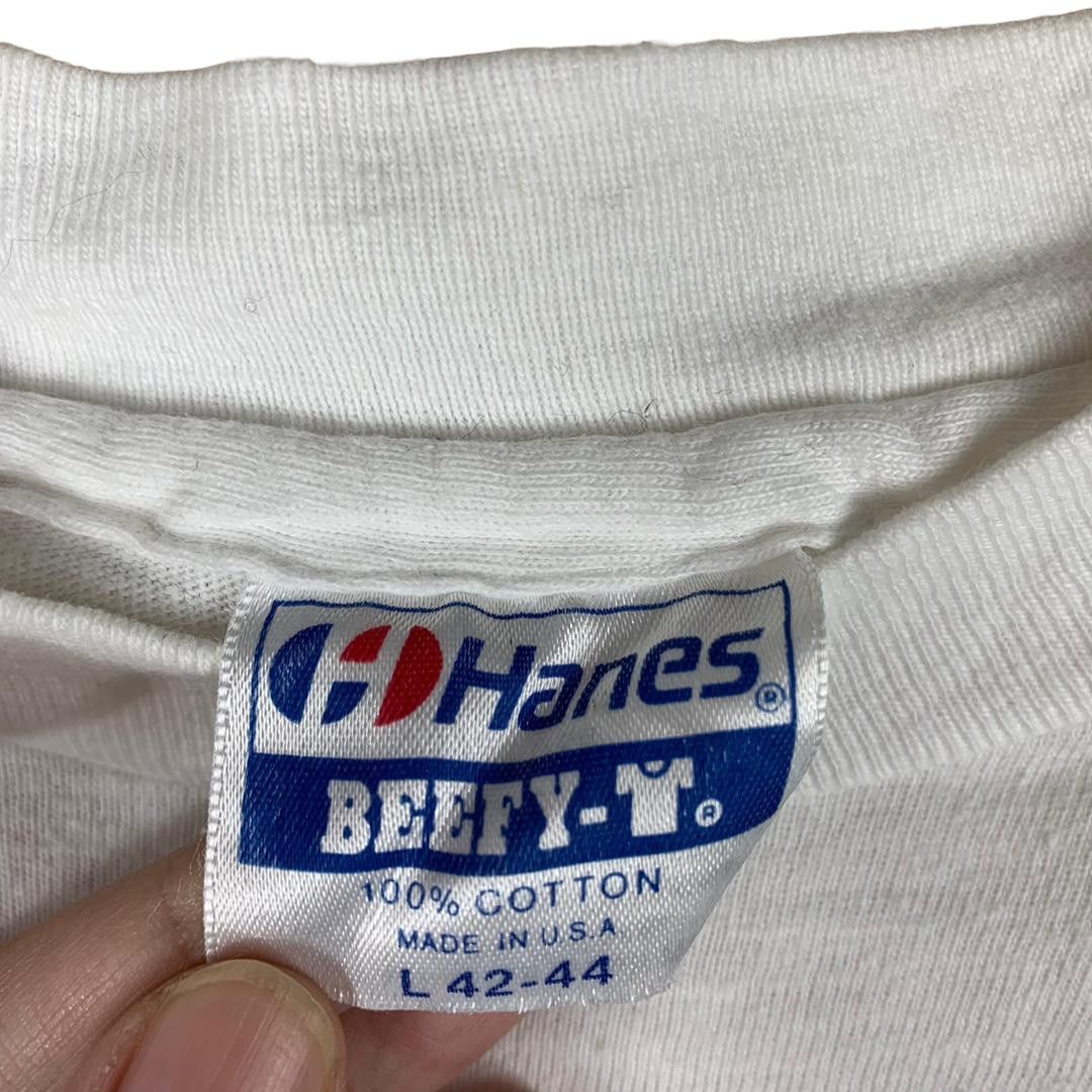 Hanes Vintage 1987 Newport Beach Fish Graphic Tee Size US L / EU 52-54 / 3 - 3 Thumbnail