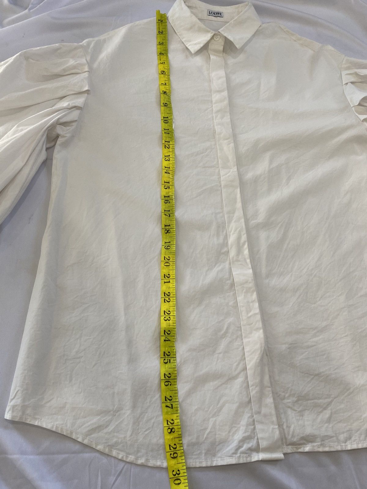 Loewe Loewe balloon white shirt goya 4 Size S / US 4 / IT 40 - 12 Thumbnail