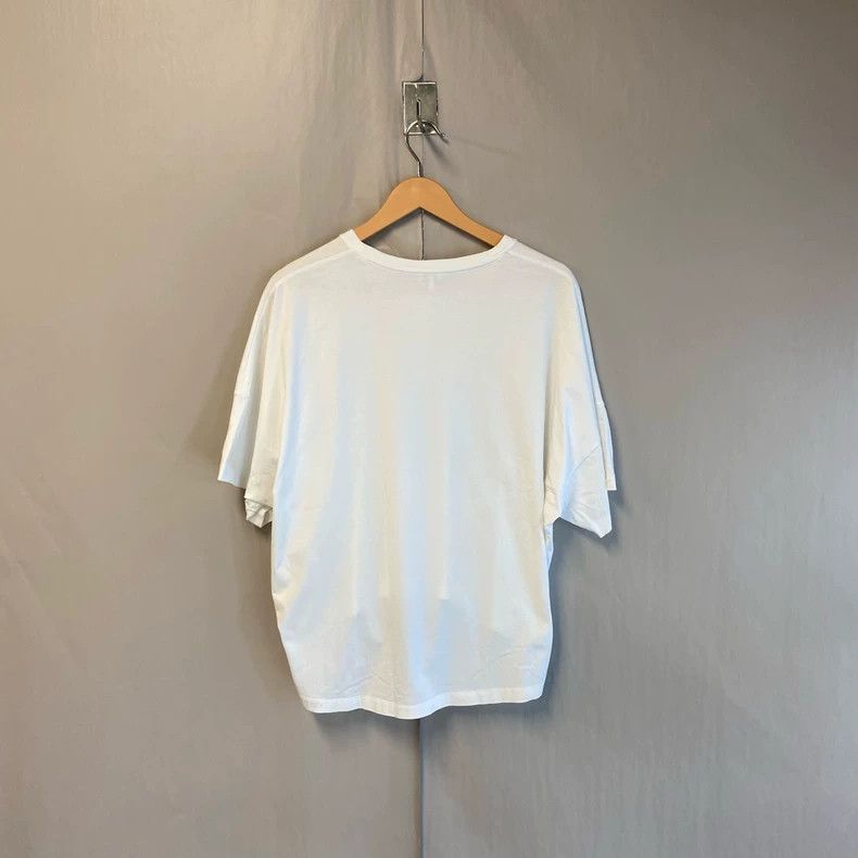 Loewe LOEWE White embroidered logo round neck short sleeves Size M / US 6-8 / IT 42-44 - 2 Thumbnail