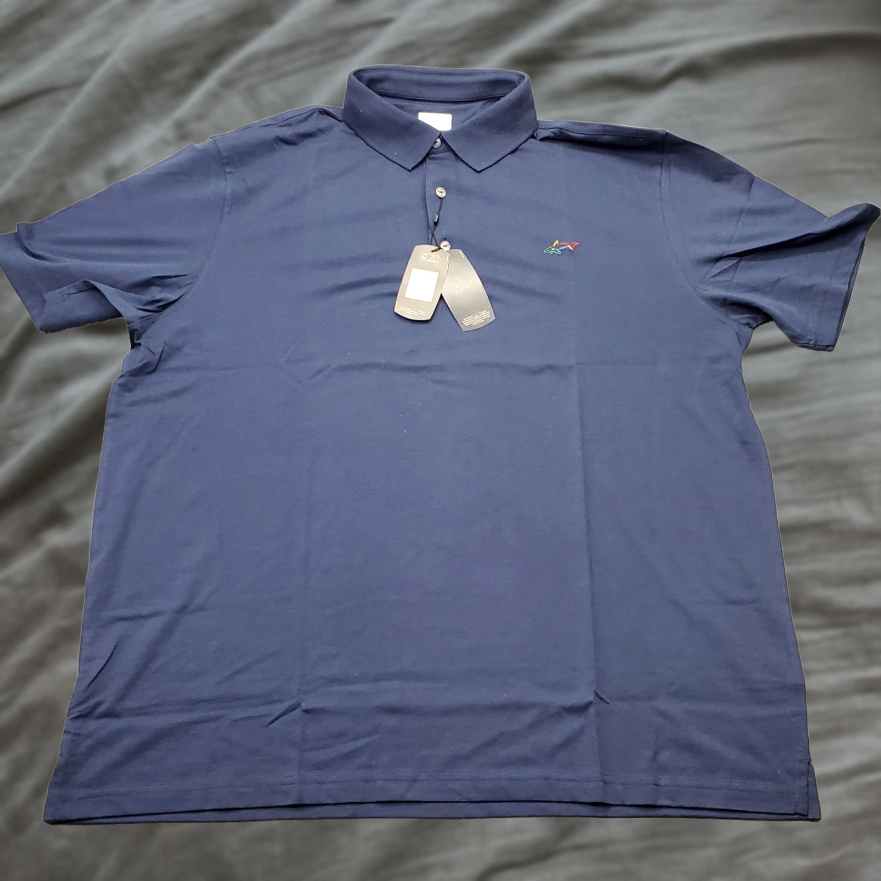 Vintage Greg Norman Polo Shirt Mens XXL Blue Comfort Technical Performance Side Slit Size US XXL / EU 58 / 5 - 1 Thumbnail